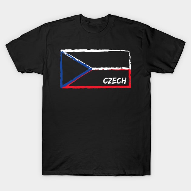 Czech Republic Flag T-Shirt by c1337s